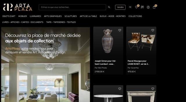 Aperçu du site ArtaPlaza